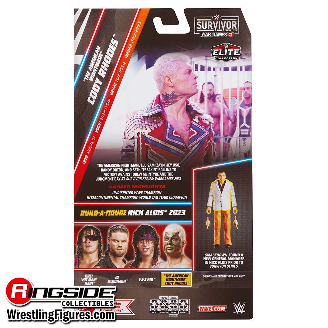 Cody Rhodes (Camo Face Paint) - WWE Elite Survivor Series 2025 image