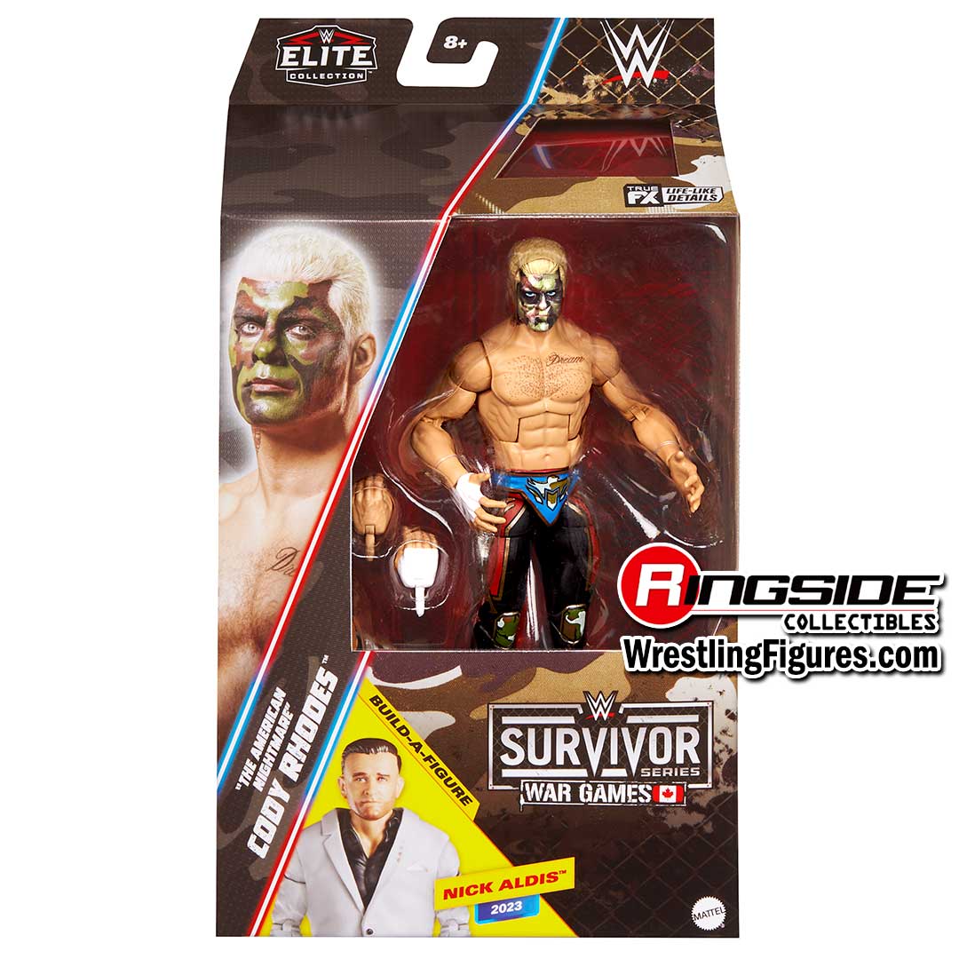 Cody Rhodes (Camo Face Paint) - WWE Elite Survivor Series 2025 image