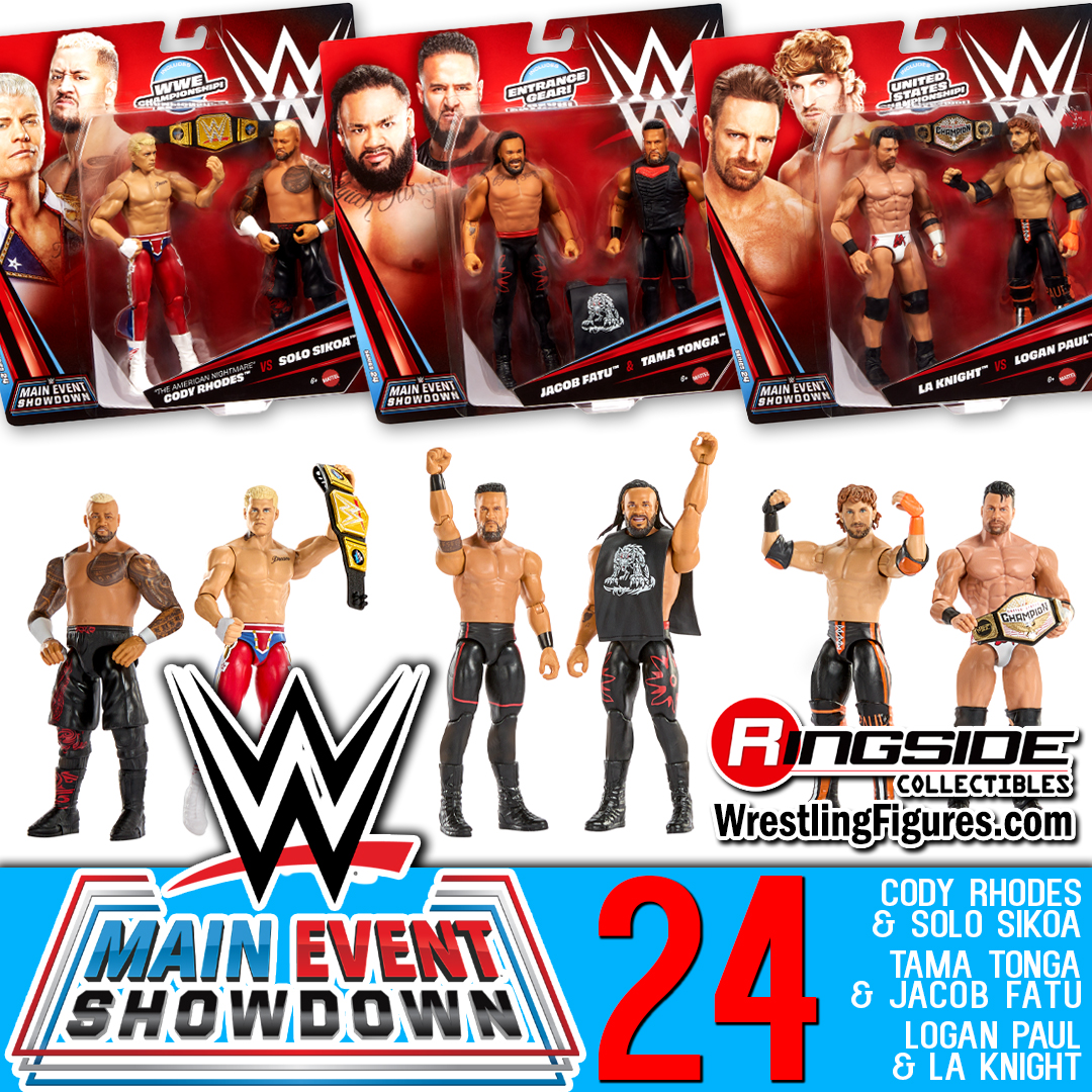Shop WWE Main Event 2-Packs 24 Now