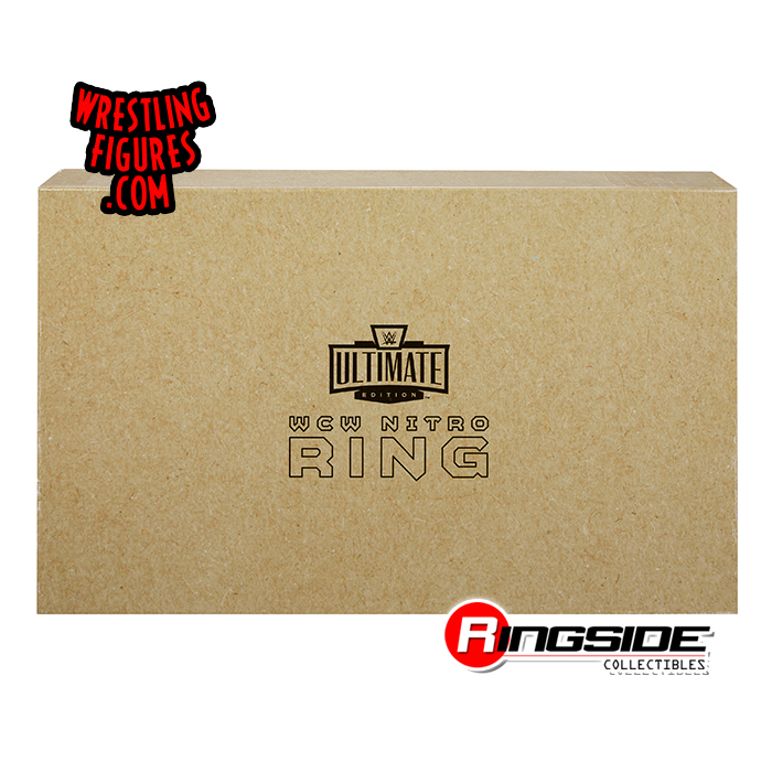 WCW Nitro Real Scale Wrestling Ring Playset w/ Eric Bischoff Ultimate Edition Exclusive Figure image