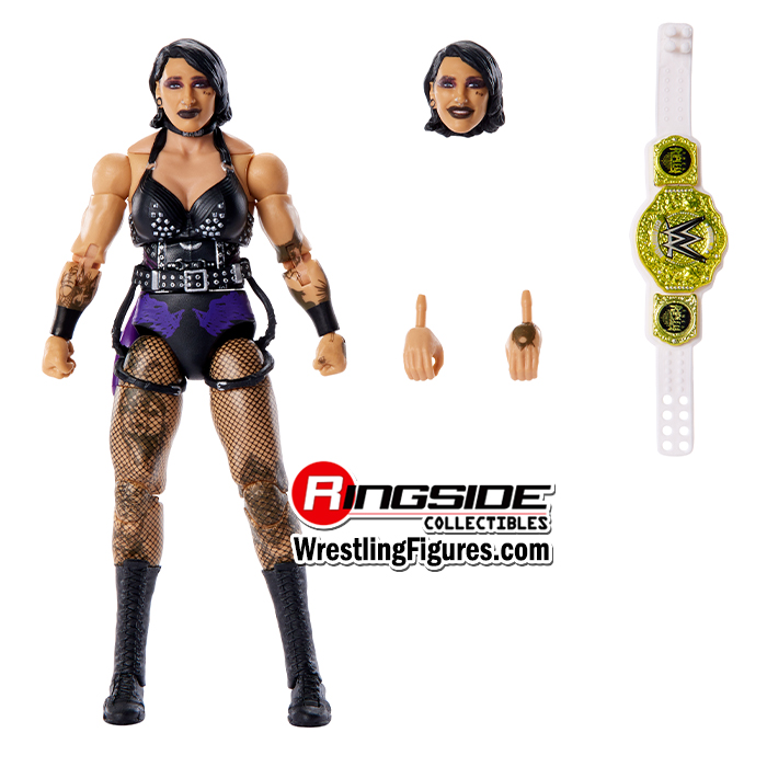 WWE Raw Real Scale Wrestling Ring Playset w/ Rhea Ripley Ultimate Edition Exclusive Figure image