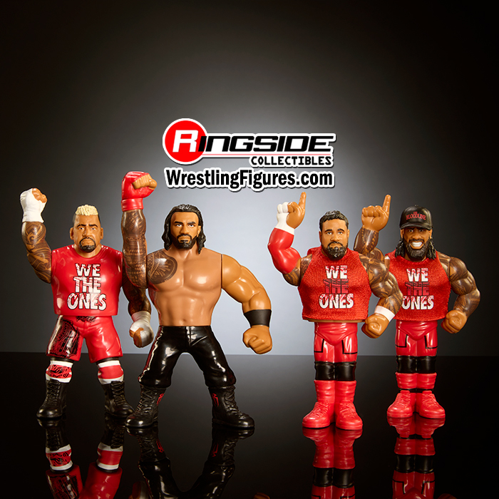 Bloodline WWE Retro 4-Pack Ringside Exclusive (Roman Reigns, Solo Sikoa, Jey Uso & Jimmy Uso) image