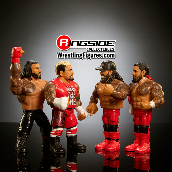 Bloodline WWE Retro 4-Pack Ringside Exclusive (Roman Reigns, Solo Sikoa, Jey Uso & Jimmy Uso) image