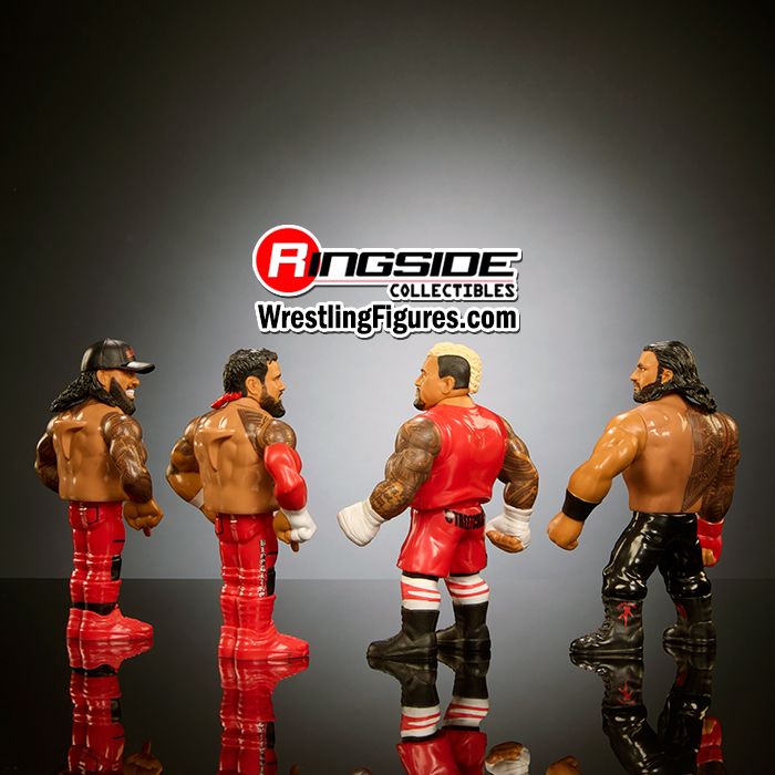 Bloodline WWE Retro 4-Pack Ringside Exclusive (Roman Reigns, Solo Sikoa, Jey Uso & Jimmy Uso) image