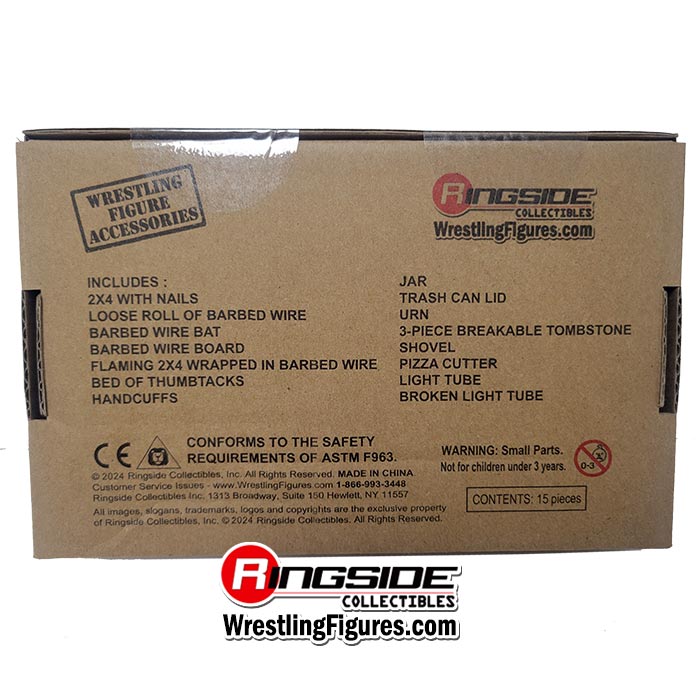 More Hardcore 15-Piece Accessory Playset - Ringside Exclusive image