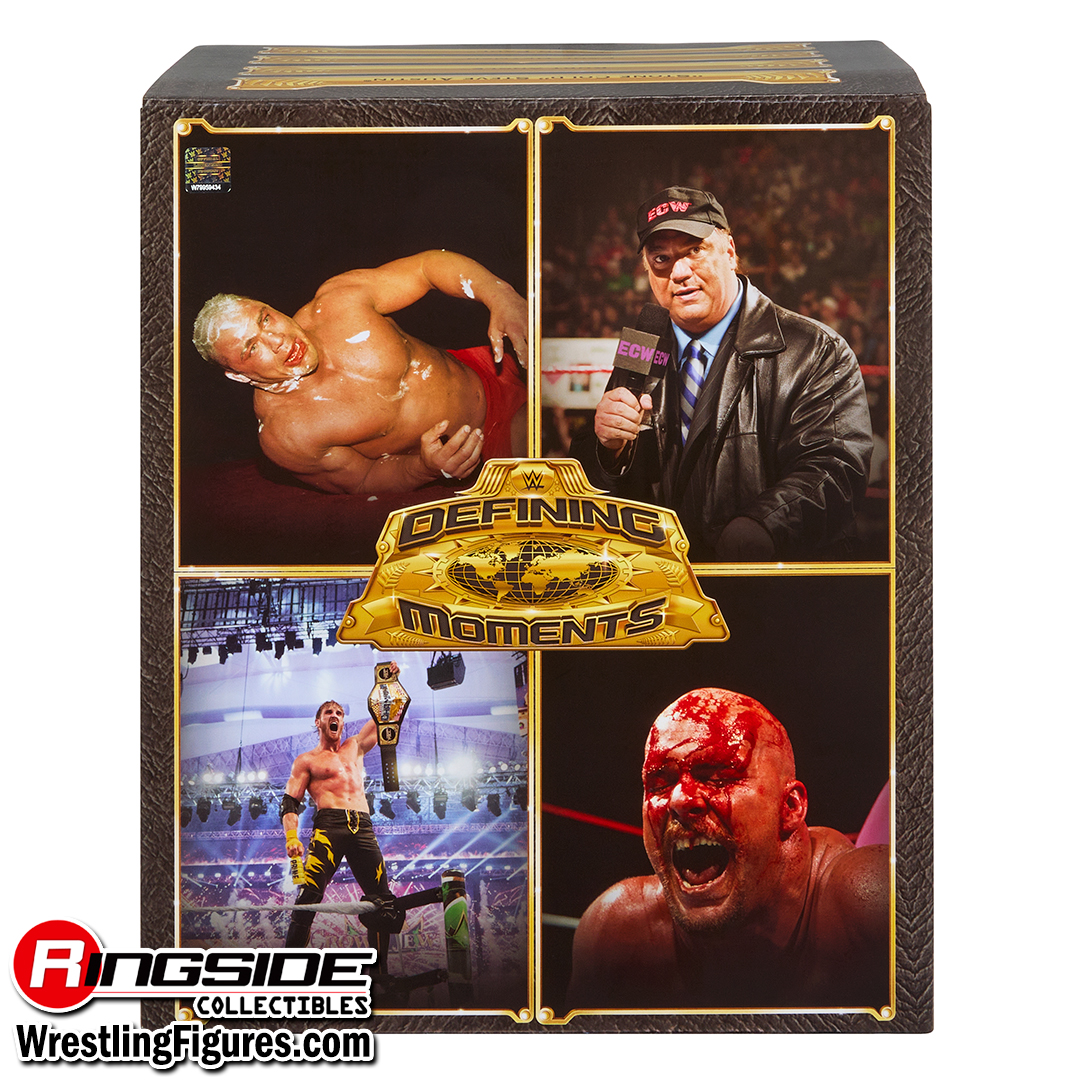 WWE Defining Moments 4-Pack (Stone Cold, Heyman, Logan Paul & Kurt Angle) - Ringside Exclusive image