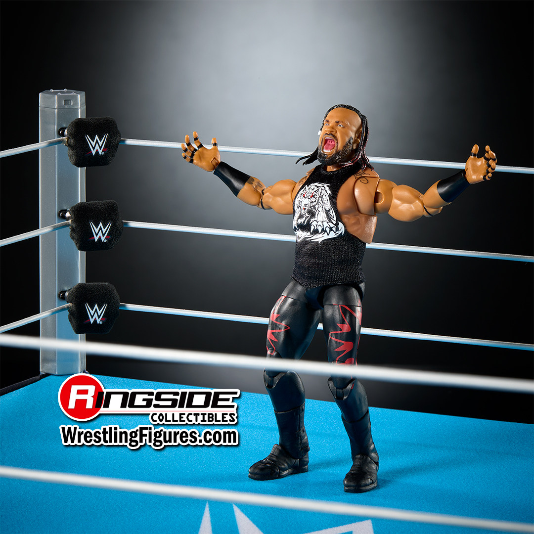 WWE Smackdown Real Scale Wrestling Ring Playset w/ Jacob Fatu Ultimate Edition Exclusive Figure image