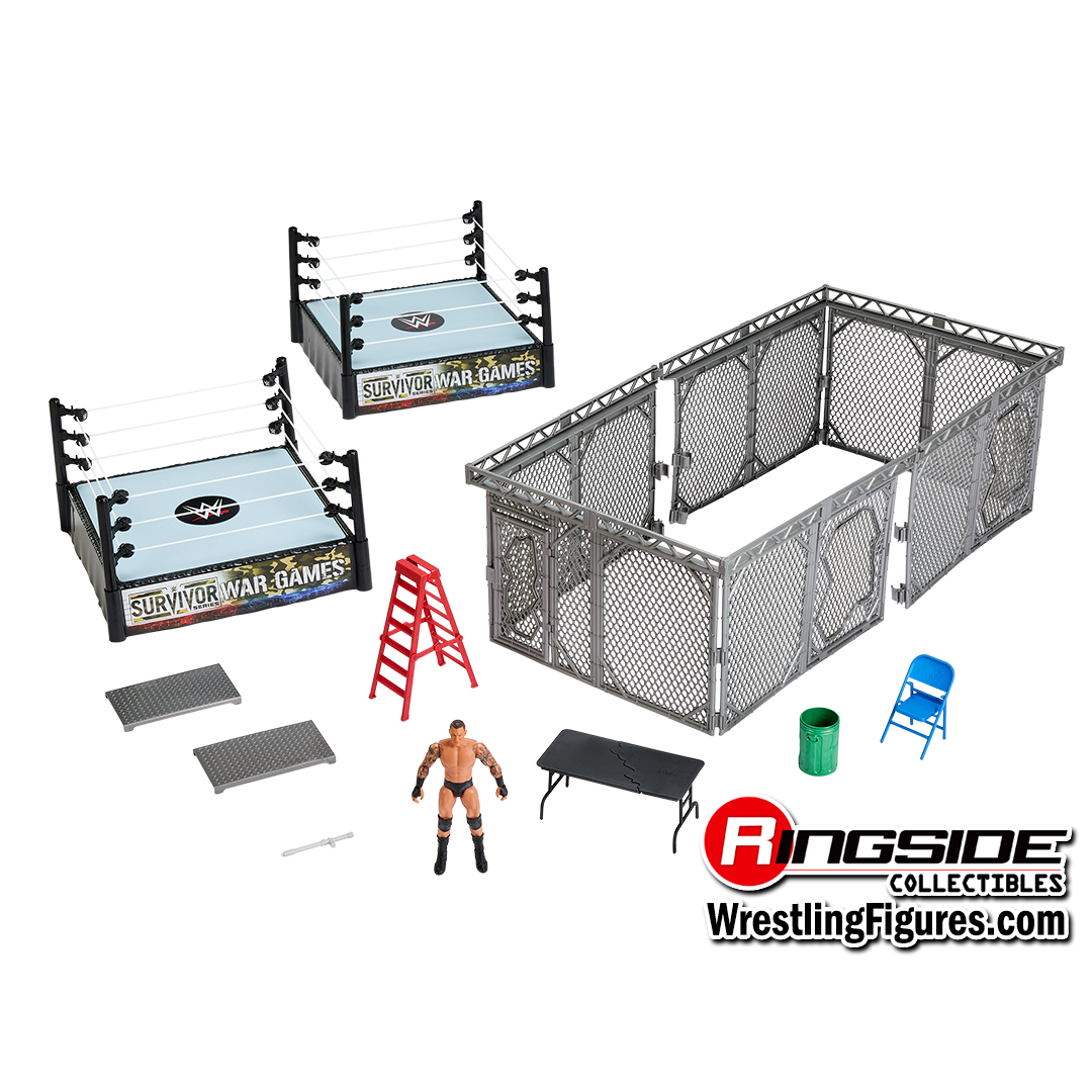 War Games (w/ Randy Orton Figure) WWE Ring Playset image