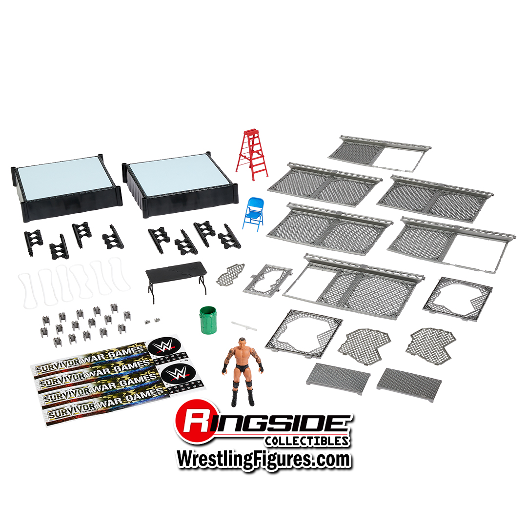 War Games (w/ Randy Orton Figure) WWE Ring Playset image