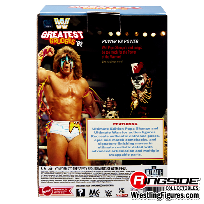 Papa Shango & Ultimate Warrior - WWE Ultimate Edition 2-Pack Exclusive image